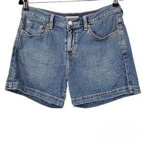 Levi's 515 Denim High Waist Blue Jean Shorts